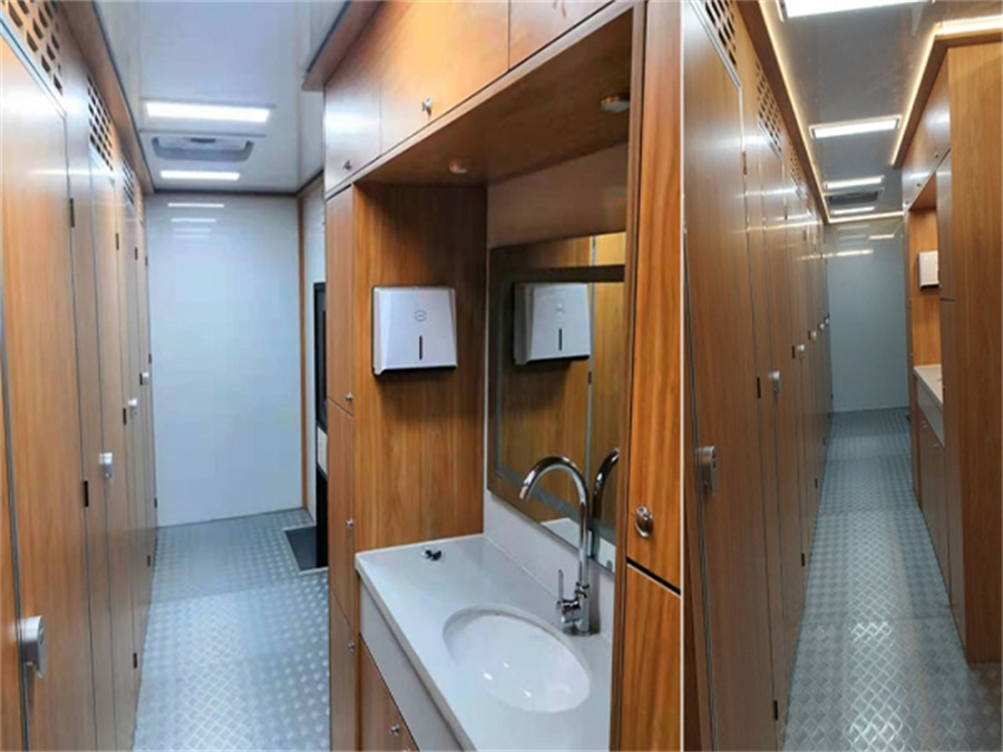 東風天錦7蹲位環保廁所車