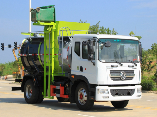 國六東風(fēng)D9 9.5方 餐廚垃圾車圓罐 國六東風(fēng)D9 9.5方 餐廚垃圾車圓罐