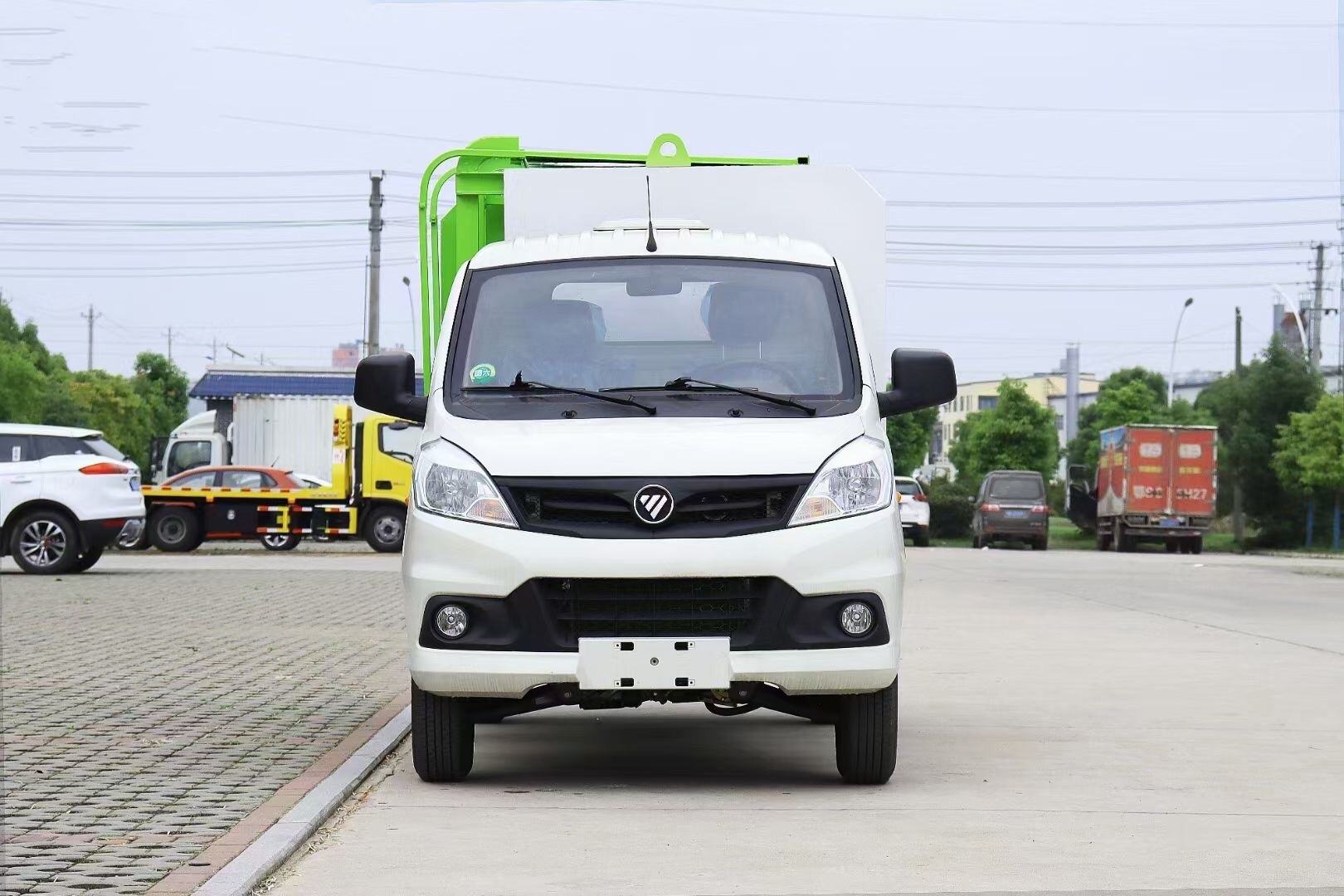 國六福田祥菱4方藍(lán)牌掛桶垃圾車 國六福田祥菱4方藍(lán)牌掛桶垃圾車