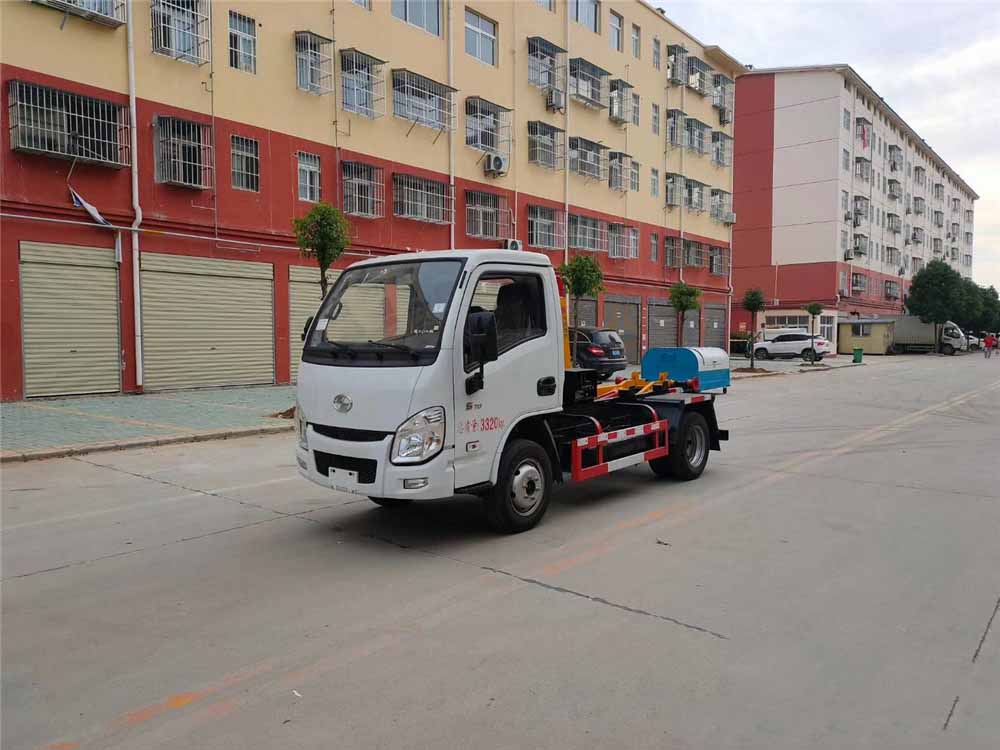 國六3方 藍牌躍進 勾臂垃圾車 國六3方 藍牌躍進 勾臂垃圾車