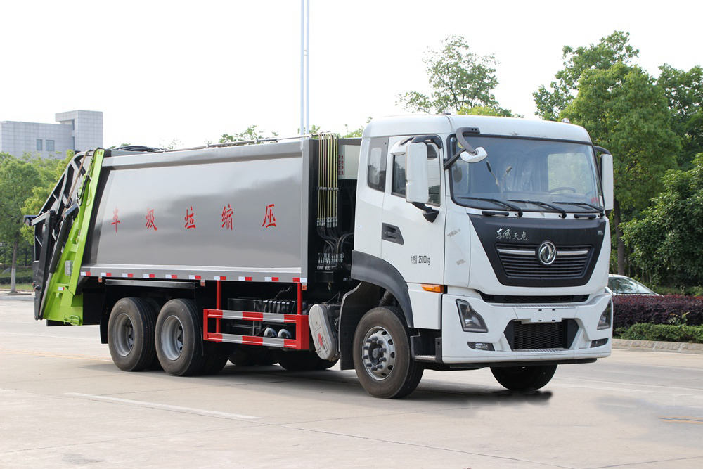 國六18立方東風天龍后雙橋 壓縮垃圾車 國六18立方東風天龍后雙橋 壓縮垃圾車