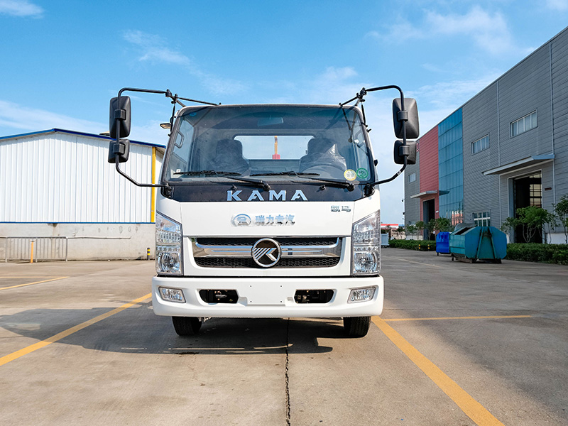 藍(lán)牌凱馬建筑勾臂垃圾車 藍(lán)牌凱馬建筑勾臂垃圾車