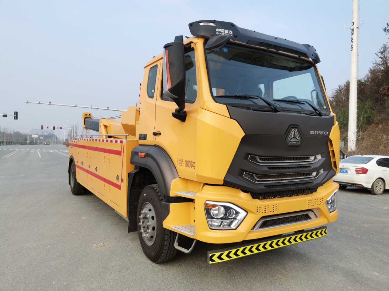 重汽豪沃單橋16噸拖吊聯體清障車 重汽豪沃單橋16噸拖吊聯體清障車